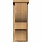 Ekena Millwork Ridgewood Smooth Corbel w/Backplate, Western Red Cedar, 7 1/2"W x 12"D x 20"H COR08X12X20RID01SWR - alternate 2